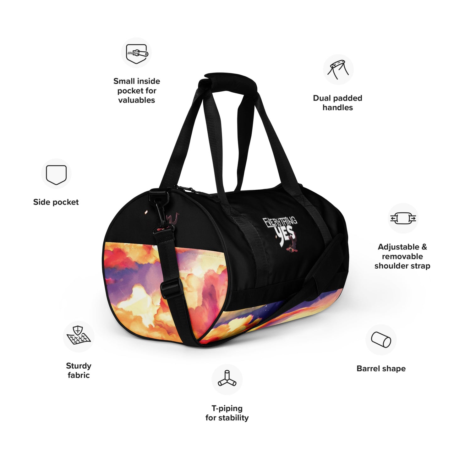 EY Black Gym bag