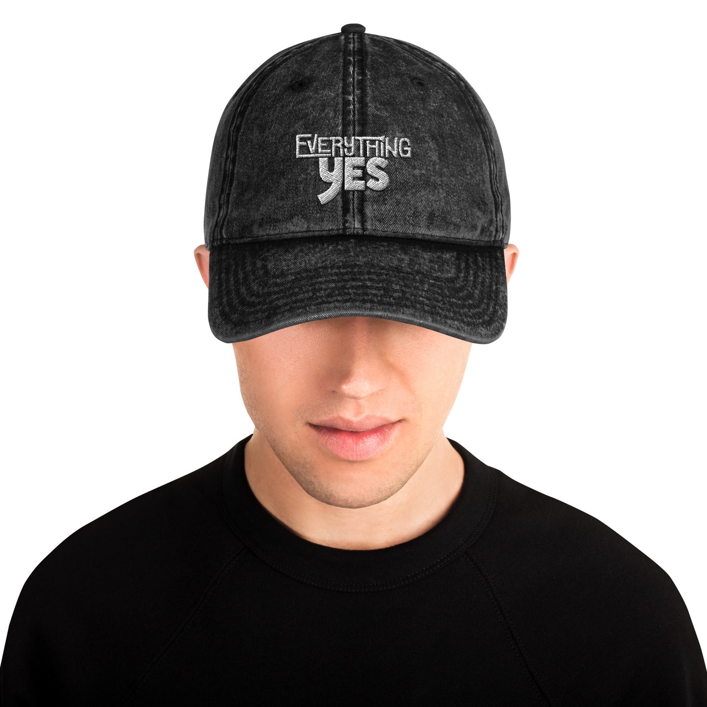 EY Embroidered Vintage Cotton Cap