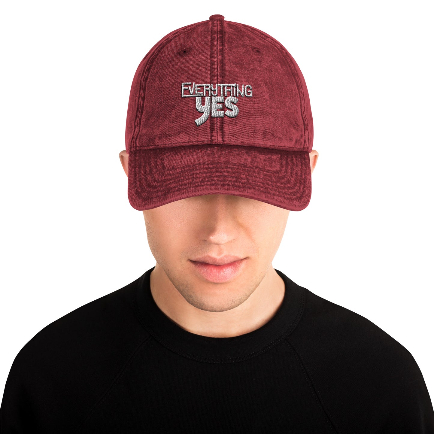 EY Embroidered Vintage Cotton Cap