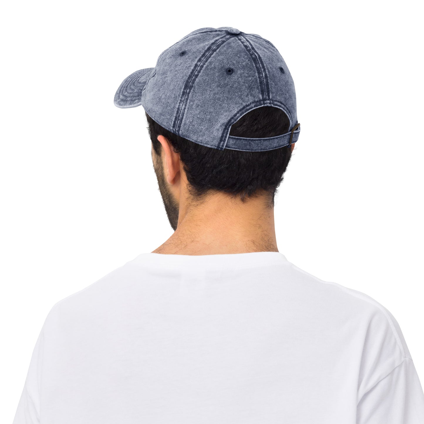 EY Embroidered Vintage Cotton Cap
