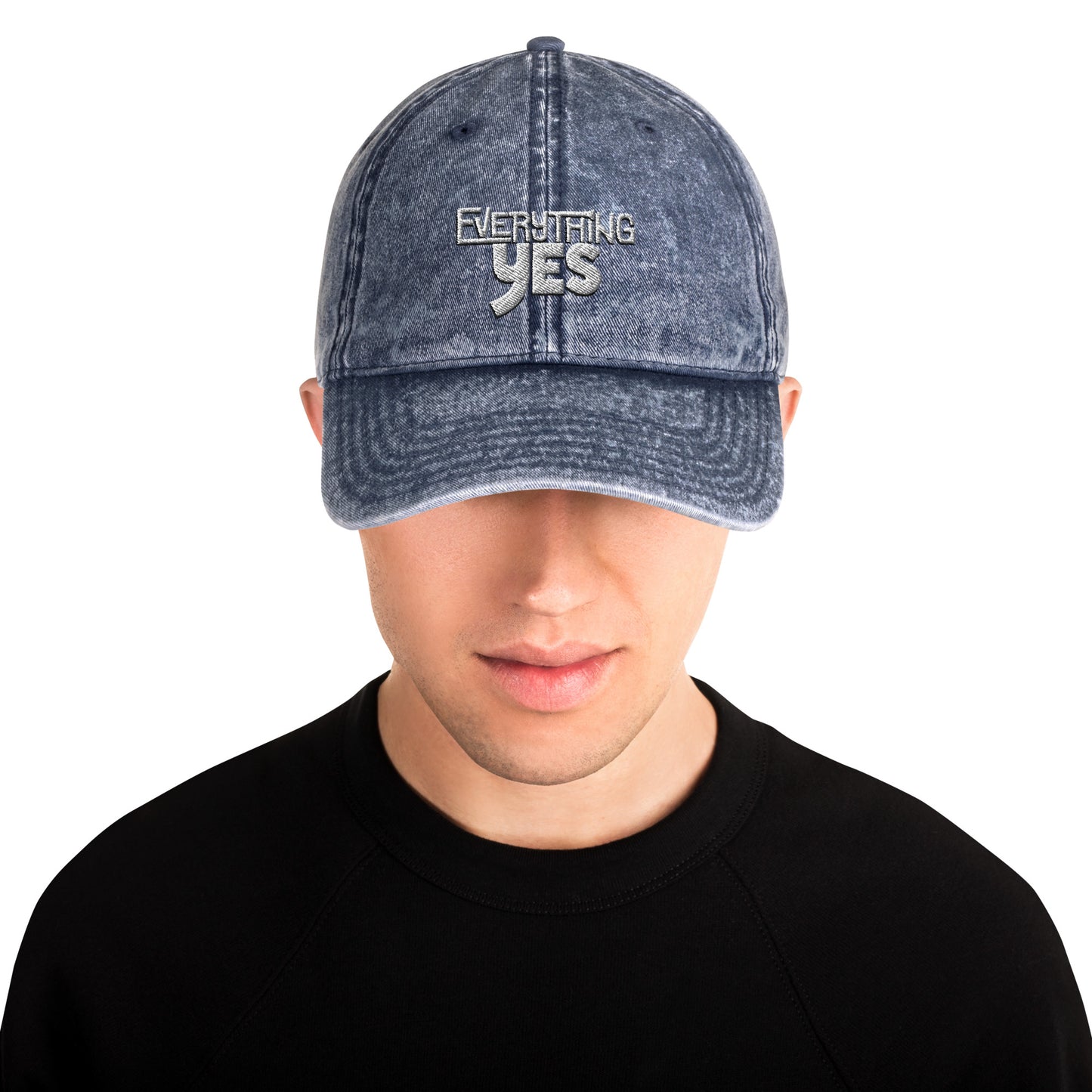 EY Embroidered Vintage Cotton Cap