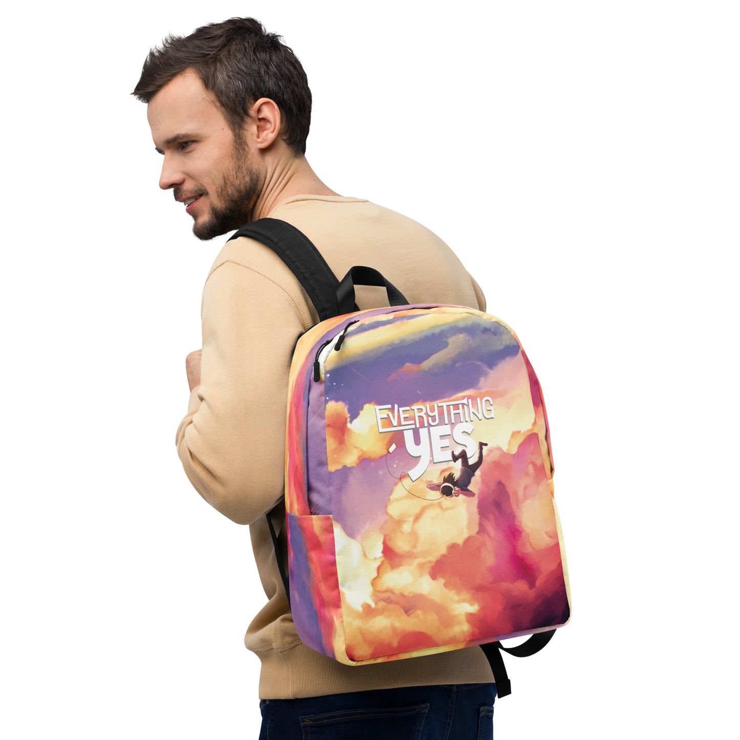 EY Full Printed Backpack